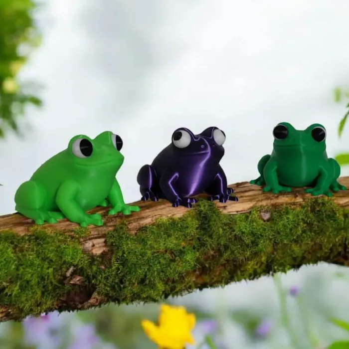3D Printer Files | 3MF File | Cute frog with movable eyes | Creality Cloud