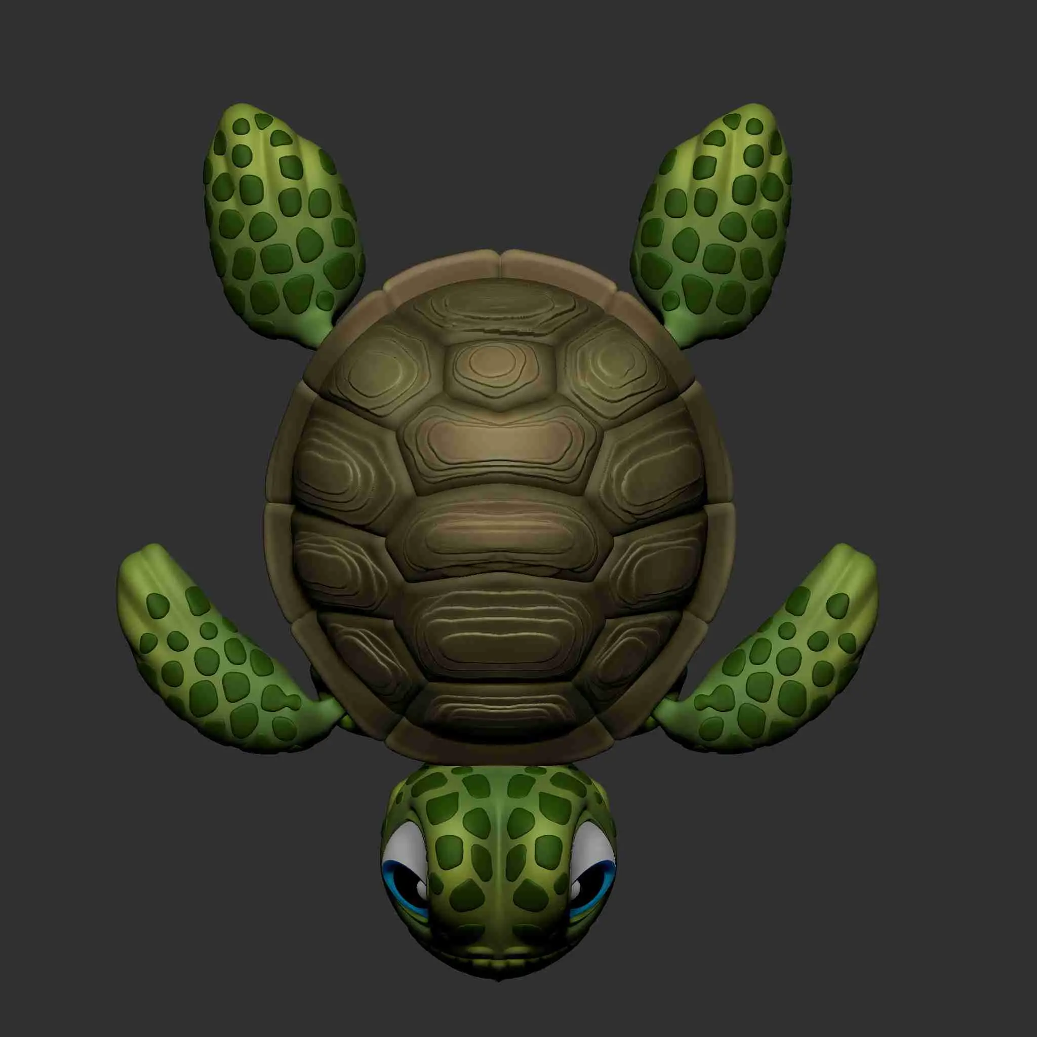 CUTE TURTLE (PRINT IN PLACE)