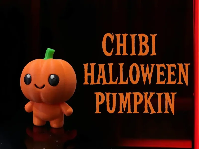 Chibi Cute Halloween Pumpkin