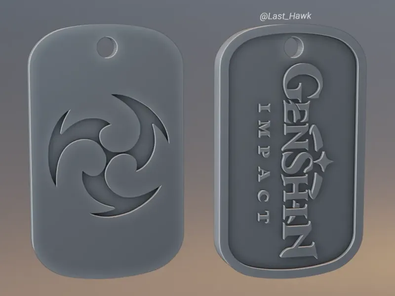 Electro dogtag Genshin Impact