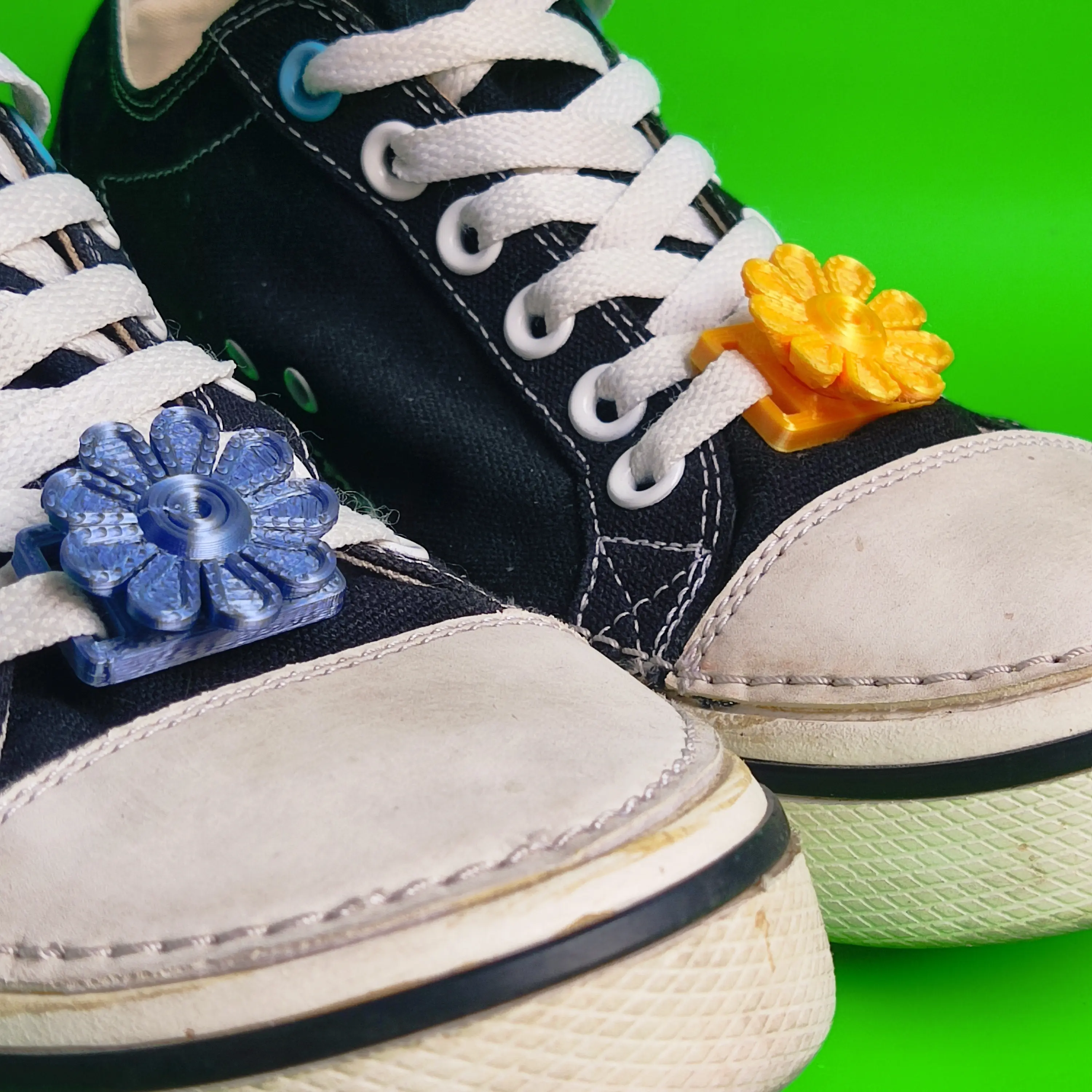 sunflower shoelace buckle