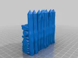 Kyn Finvara: Goblin Fort Wall (28mm/32mm scale)-1
