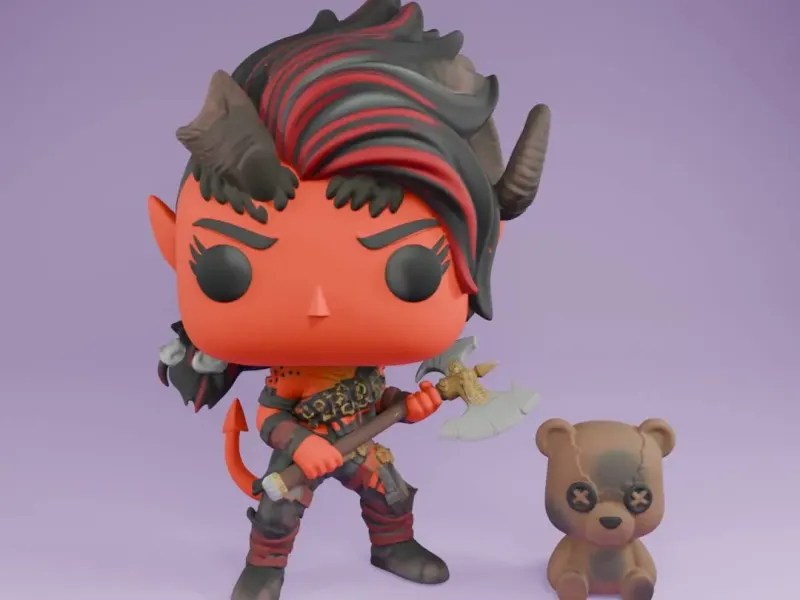 Funko Karlach avec Clive - Baldur's Gate 3