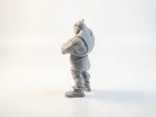 Buff Shrek Figurine Collectible 3D Printable