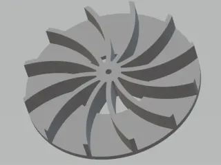 Крыльчатка воздуходувки