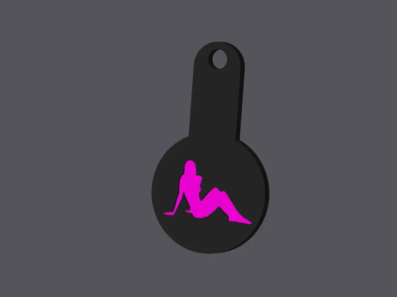 Silhouette Relaxing Woman - Shopping Cart Coin