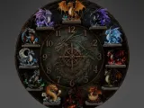 Reloj Fantasy de Dragones – Diseño Decorativo-5