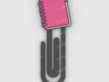 Paperclip ring-bound notepad - M2 - bookmark-1