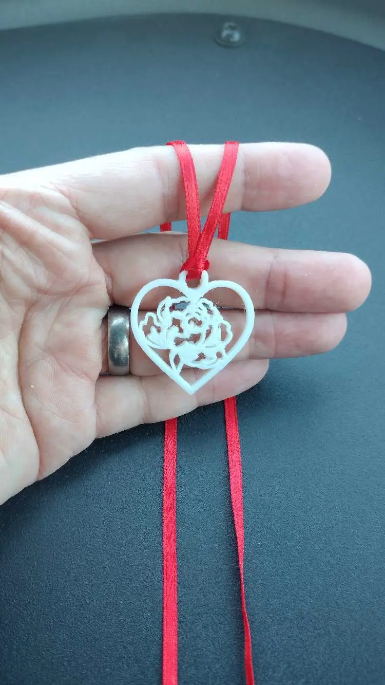 colgante o llavero corazón 4