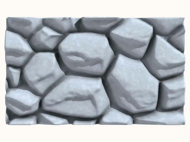 Rugged Terrain Panel for 3D Printing