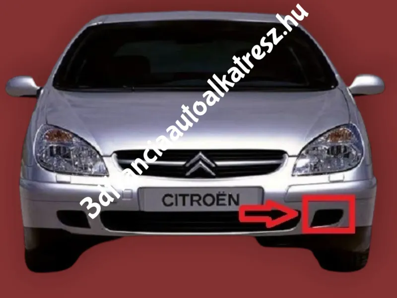 Citroën C5 első lökhárító hűtőrács 9636752580