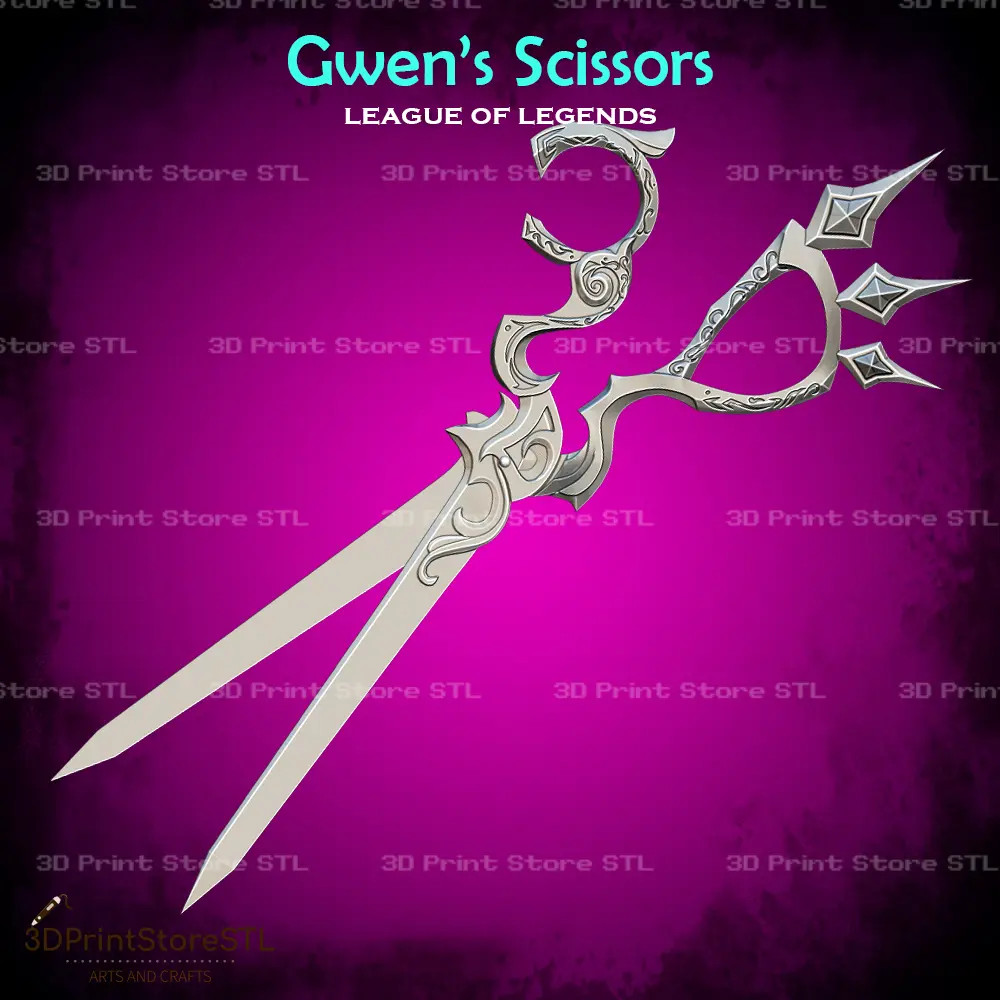Gwens Scissors Cosplay League of Legends - STL File