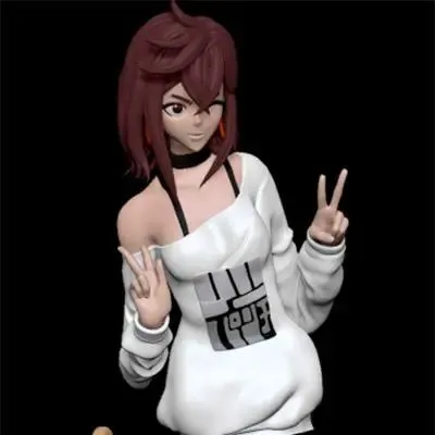 Momo Ayase Winky Fan art printable Collectibles