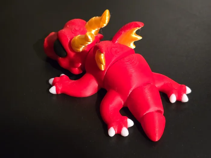3D Printer Files | 3MF File | Cute Flexi Dragon | Creality Cloud