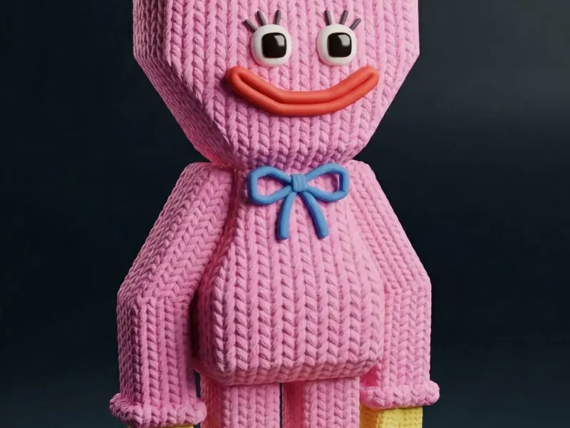 Kissy Missy Estilo Crochê STL – Poppy Playtime Amigurumi Ins