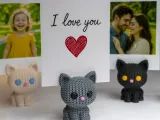 Knitted Kitty Photo Holder - Multipart-0