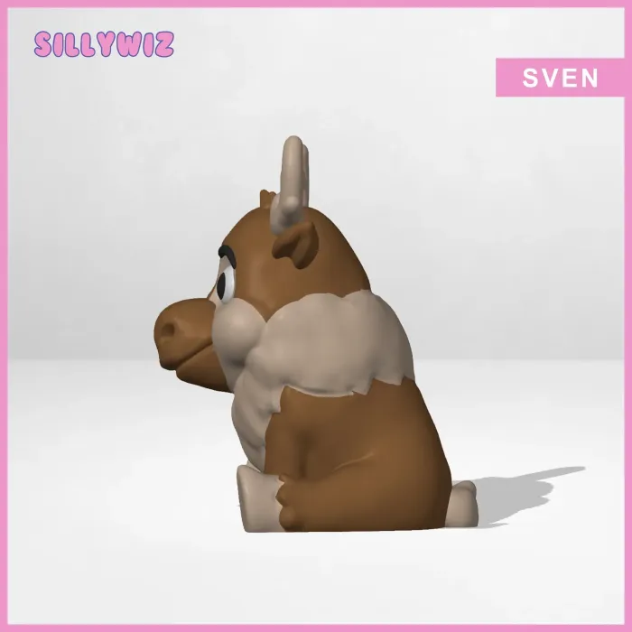 Sven Riender Characters & Creatures STL Download - Sven Reindeer from Frozenby SillyWiz