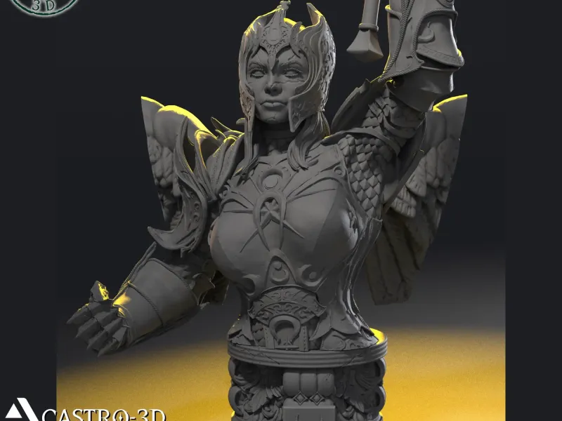 Dame Aylin - BG3 Bust Collection 3D print model