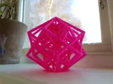 Lattice Cube 3D Printer Torture Test & Heart inside-1