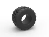 Monster Jam tire 23 Scale 1:25-0