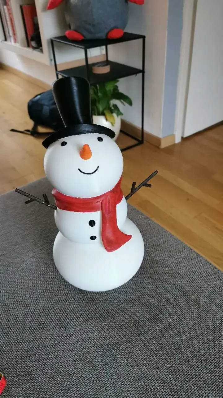 homem de neve gelado #Xmas