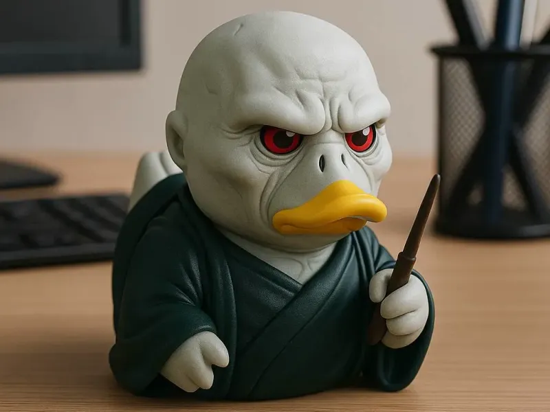 Rubber Duck - Lord Voldemort - Harry potter- 3d print
