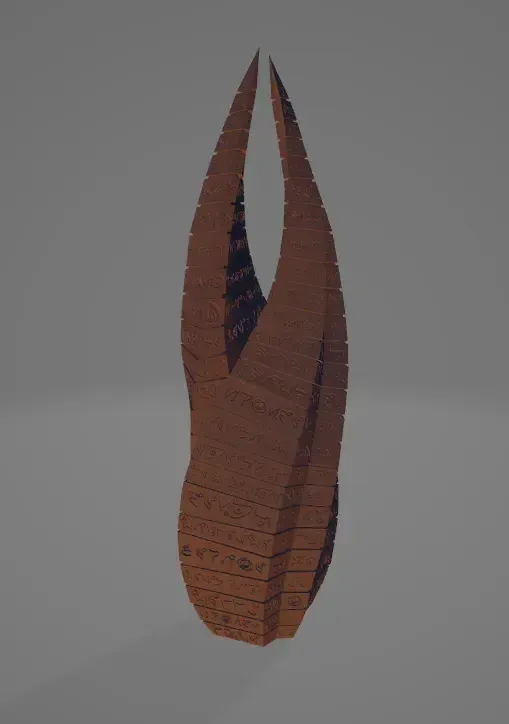 Dead Space Marker Lamp - Runed Marker + Runed Base