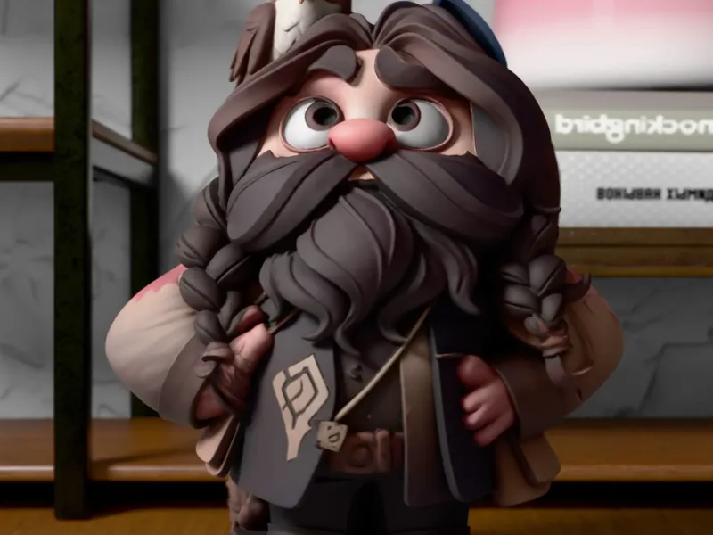 Hagrid Chibi Fan Art di Harry Potter