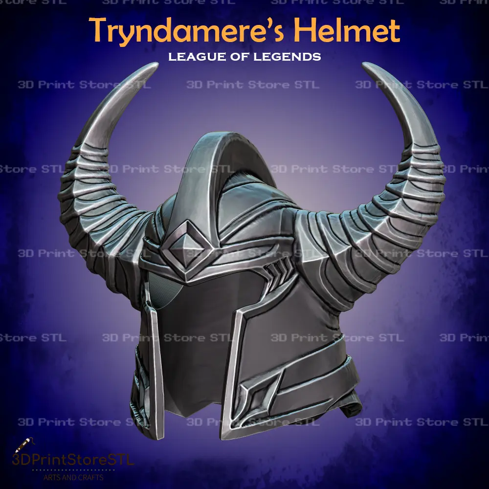 Tryndamere Helm Cosplay League of Legends - STL-Datei