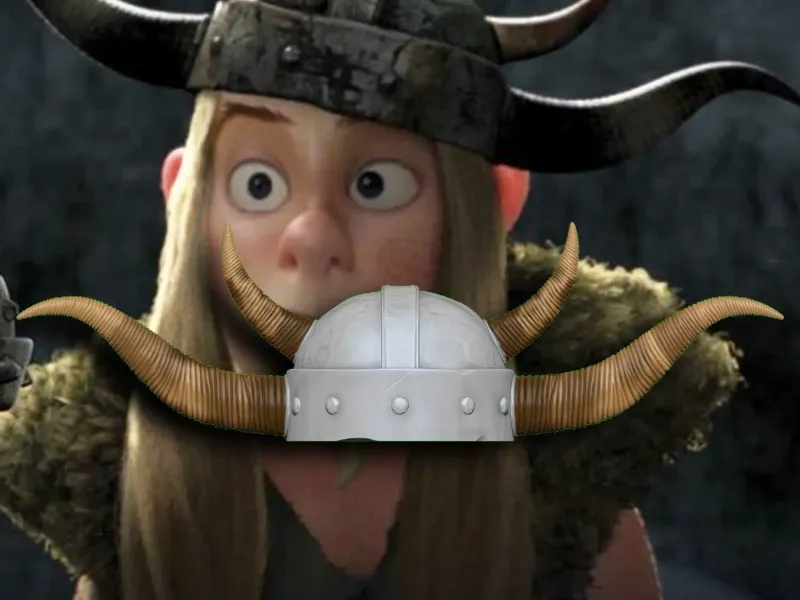 Tuffnut Thorston helmet ( How to Train Your Dragon )