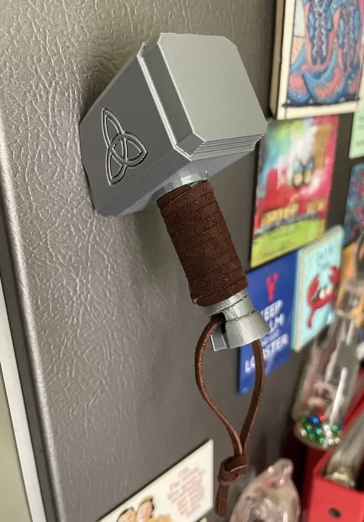 Thor's Hammer (Mjolnir) Large Fridge Magnet