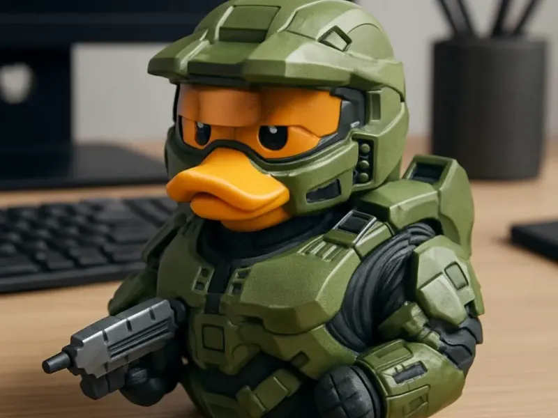 Rubberen Eend - Master Chief - 3D-print