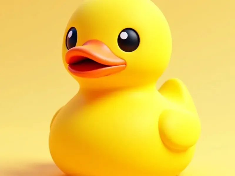 cute Pato de borracha