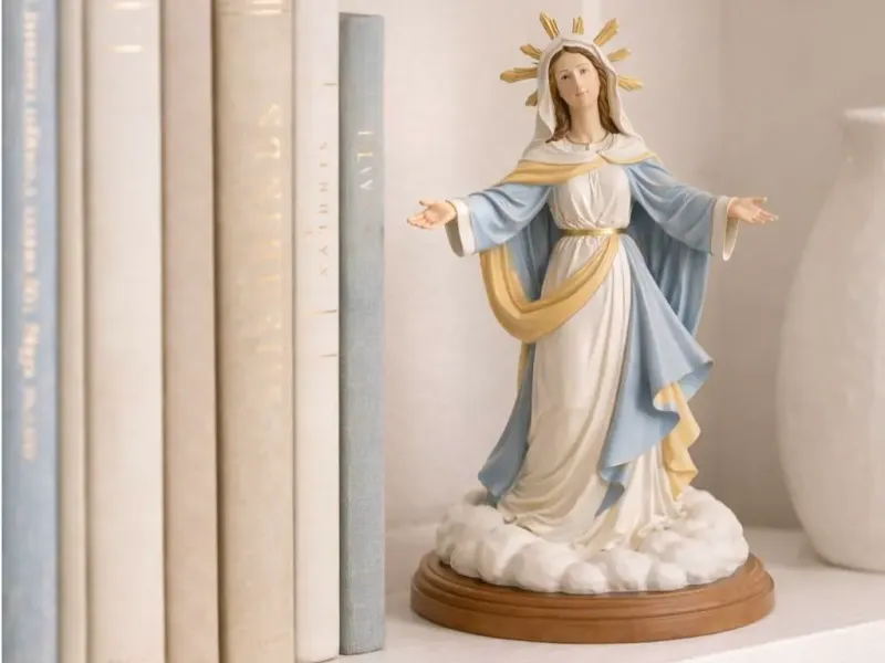 Estátua da Virgem Maria STL, Arquivo de Impressão 3D Madonna