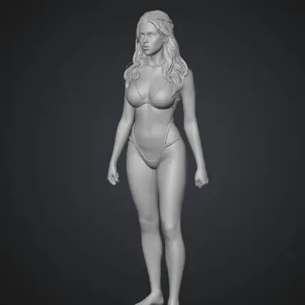 Woman in bathingsuit