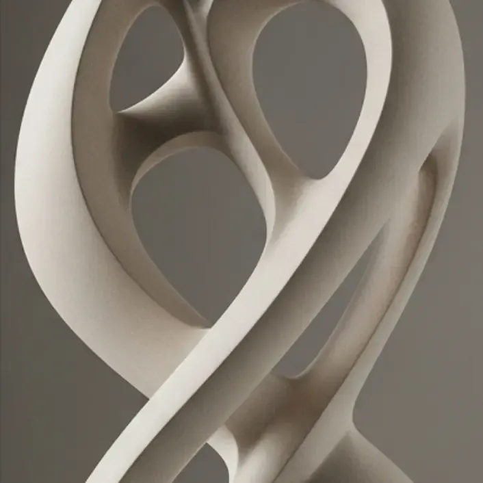 Escultura em arte abstrata