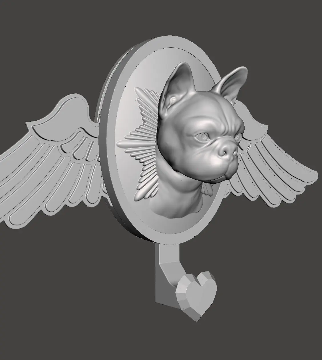 FRENCH BULLDOG HANGER