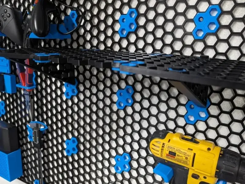 Honeycomb Storage Wall (HSW) Shelf and Shelf Support