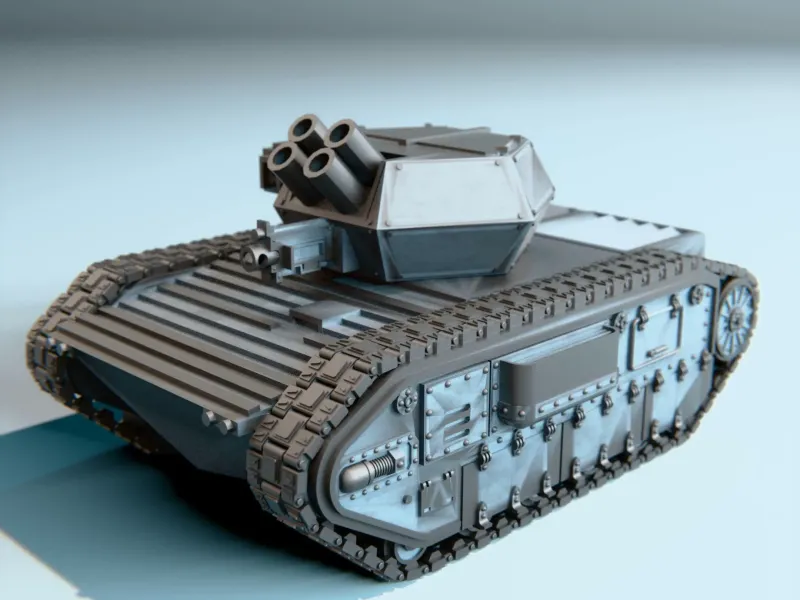 M1A2 Quad Mortar Miniature