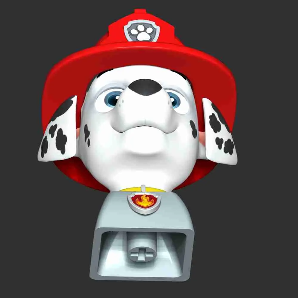 Marshall Rubble Keycap - Paw Patrol