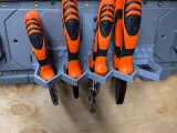 Base plate for adding tool holder to Ryobi Link wall system-8