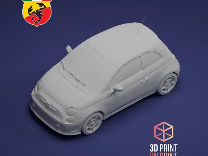 ABARTH 500 - 3D MODEL