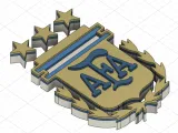 AFA (Argentine Football Association) logo - layered (3 stars-0