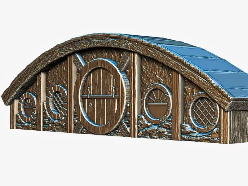 Façade de maison de Hobbit 2 #RoZ