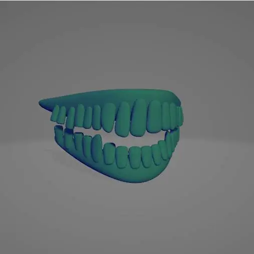 Scary Funny Human Teeth Face Mask