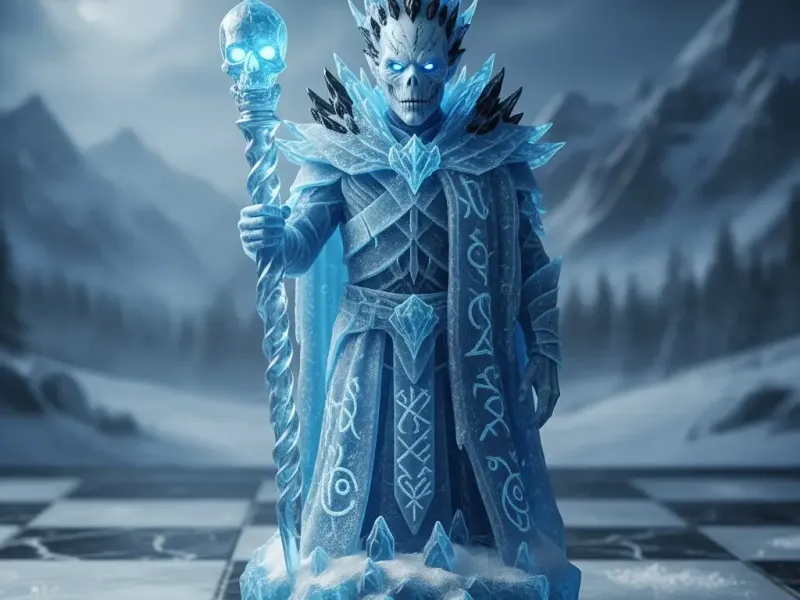Games of Thrones White Walkers chess set 6