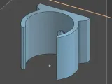 32mm PVC tube wallmount bracket-0