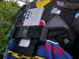 Cell phone holder for backpack-2