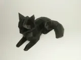 Low-Poly Lying Fox-2