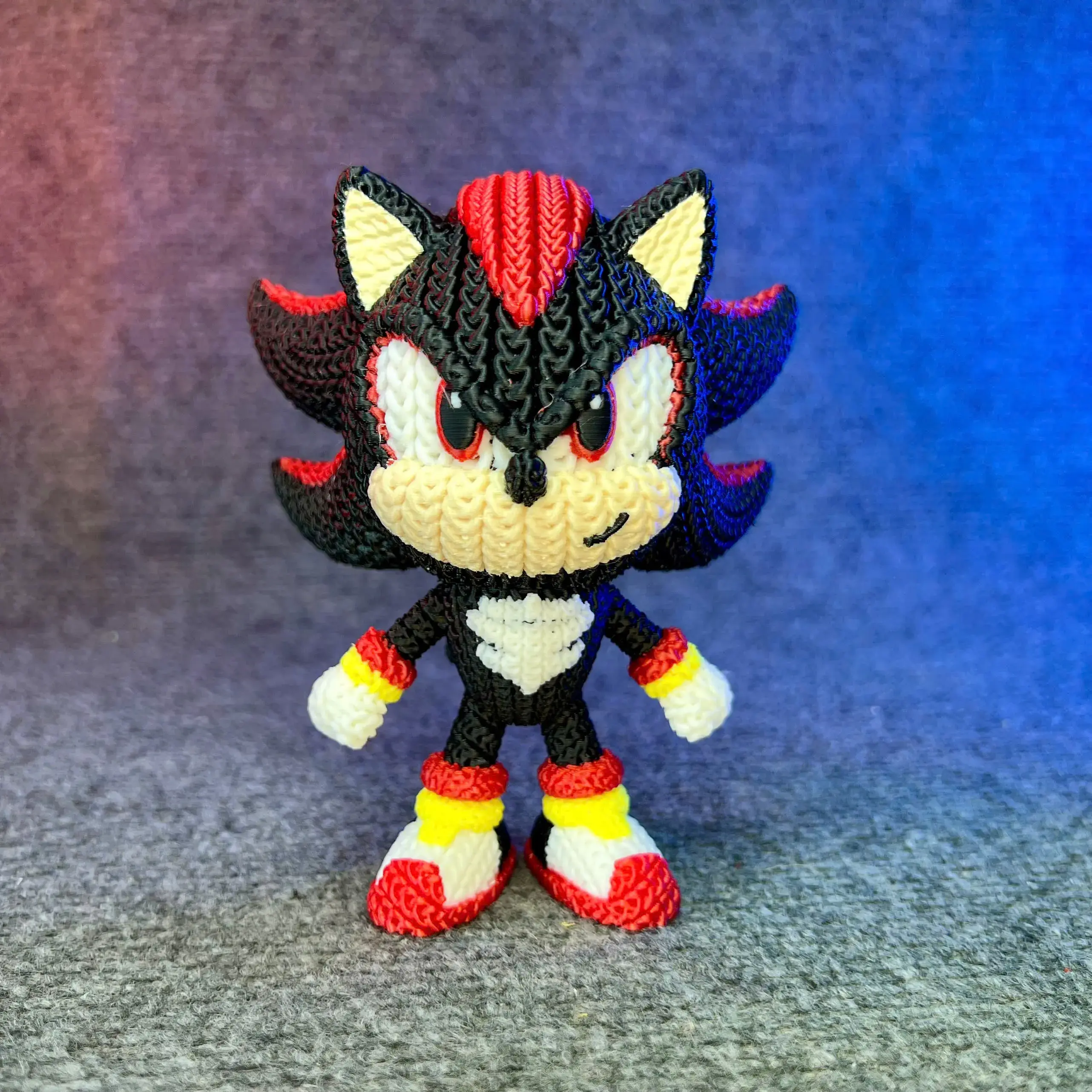 Shadow the Hedgehog Knitted - Crochet - Sonic